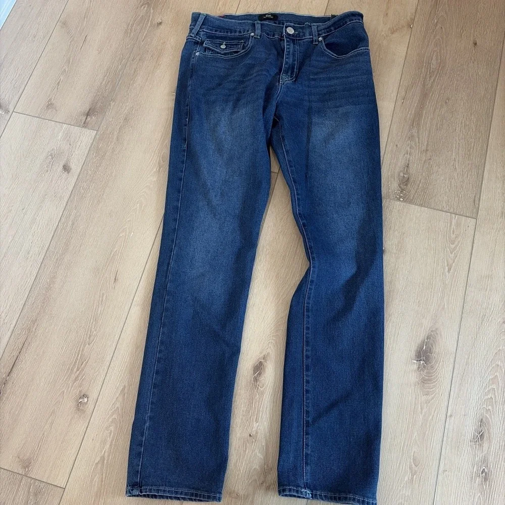 True Religion Ricky Relaxed Straight Jeans Size 34 X 34 NWT Flap Pockets‎